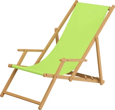 Produktbild von Strandstuhl pistazie Liegestuhl Sonnenliege Gartenstuhl Deckchair Buche natur klappbar 10-306NKD