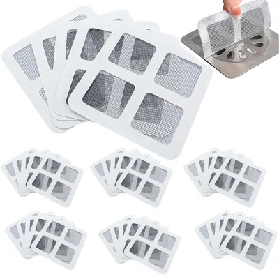 Produktbild von Haarsieb - Selbstklebender Abflusssieb für Dusche, Waschbecken und Küche - 50 Stück