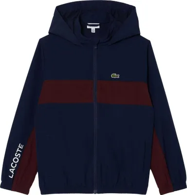 Image de Lacoste - Veste à capuche pour garçon GT12096 (128) (marine)