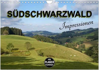 Produktbild von Südschwarzwald - Impressionen (Wandkalender 2026 DIN A4 quer), CALVENDO Monatskalender
