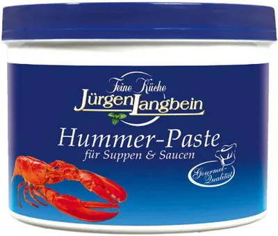 Immagine prodotto di Jürgen Langbein Gourmet Pasta di aragosta per zuppe e salse 500g confezione da 3 pezzi