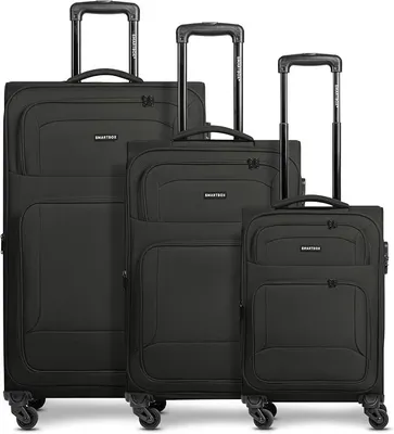 Imagen del producto de Conjunto de maletas de viaje blandas, de 3 piezas, para damas y caballeros