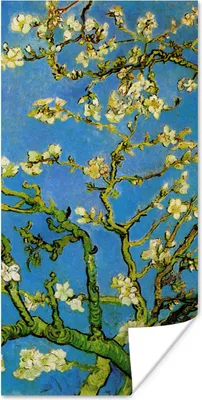 Produktbild von MuchoWow® Poster Mandelblüte - Vincent van Gogh 80x160 cm - Kinderzimmer