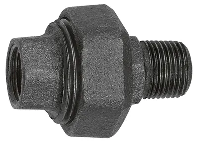 Produktbild von Riegler Verschraubung 331, flachdichtend, R 1/2, Rp 1/2, Temperg. schw.