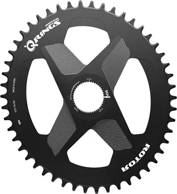 Produktbild von Rotor Q-rings Direct Mount Oval Kettenblatt Schwarz 42t Schwarz 42t