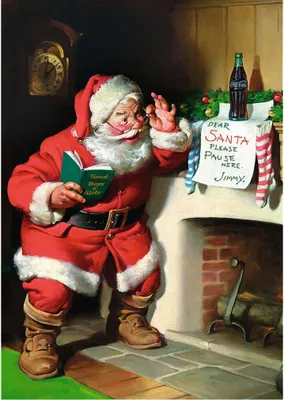 Produktbild von TREFL Puzzle Coca-Cola: Der Weihnachtsmann am Kamin 1000 dlc