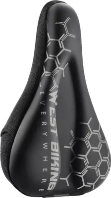 Produktbild von Verdickter Fahrradsattelbezug, weiches Silikon-Pad, Rennrad-Sitzbezug, bequem, atmungsaktiv, rutschfest, Fahrrad-Kissenbezug