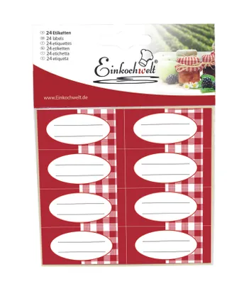 Obrázok produktu pre DOSEN-ZENTRALE Haftetiketten Einkochwelt 24er Pack