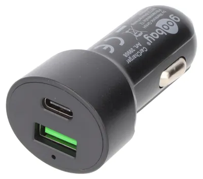 Produktbild von Goobay 39908, Auto, Zigarettenanzünder, 5 V, Schwarz
