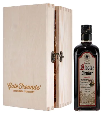 Produktbild von Zinnaer Kloster-Bruder Kräuterlikör mit Geschenk-HK