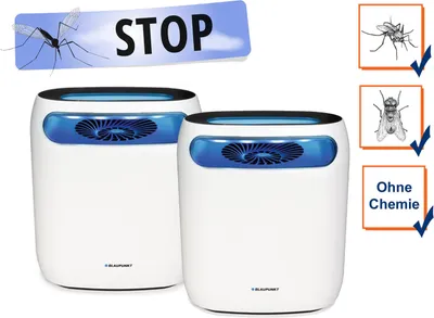 Produktbild von Stechmückenfallen Set mit UV LED, Ventilator & Timer - elektrischer Mückenschutz