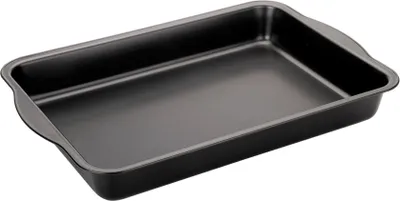 Produktbild von Ibili-Moka Backblech, Kohlenstoffstahl, 28x18x4 cm, schwarz