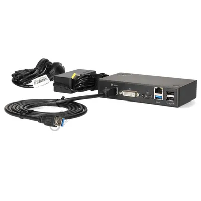 Immagine prodotto di Lenovo ThinkPad USB 3.0 Pro Dock (40A70045EU) - Docking station ricondizionato (molto buono)