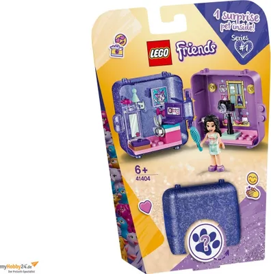 Packaging for a LEGO Friends playset, showing the product and its contents.