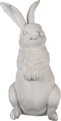 Immagine prodotto di Clayre & Eef figurina coniglio 26 cm in poliresina beige