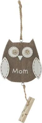 Immagine prodotto di Appendino gufo | 7*15 cm | Marrone | Legno | Gufo | Clayre & Eef | 6H0855