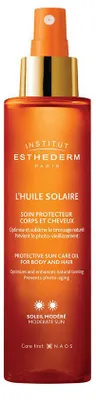 Produktbild von Institut Esthederm Protective Sun Care Oil für Körper und Haar Moderate Sun 150ml