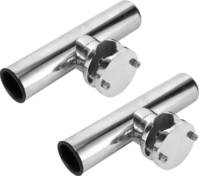Produktbild von 2pcs Edelstahl -Angelrutenhalter für Turnierstil Klemme 1‑1/4Into 2in Schienenhalterung