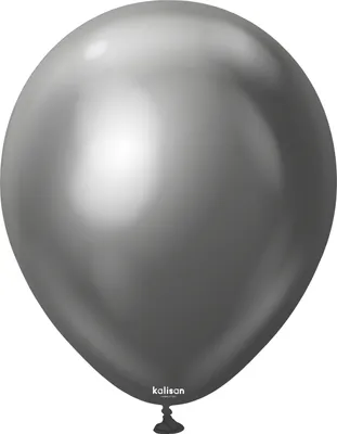 Immagine prodotto di Palloncini in lattice grigio specchioKalisan, grigio 30 cm, 50 pezzi.