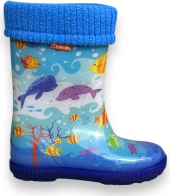 Image de Bottes isolées Demar pour enfants HAWAI LUX EXCLUSIVE - océan - 32/33