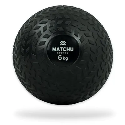 Produktbild von Matchu Sports Slam Ball / Medizinball - Sand gefüllt 6 kg aus Gummi - Gewichtsball - Fitnessball - Trainingsball für Kraftausdauertraining