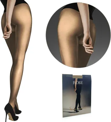 Produktbild von Fiore - Ouvert 80 den - Strumpfhose Schritt offen mit Öffnung flache Naht - Nude - 4
