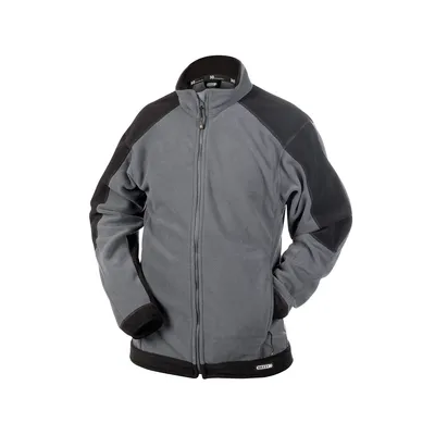 Immagine prodotto di DASSY® Kazan giacca in pile bicolore GRIGIO CEMENTO/NERO taglia L lunghezza: STANDARD
