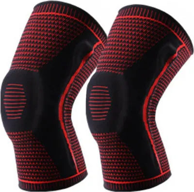 Produktbild von Sport-Knieschoner, stabile Kniebandage mit seitlichen Stabilisatoren, für Fitness und Klettern