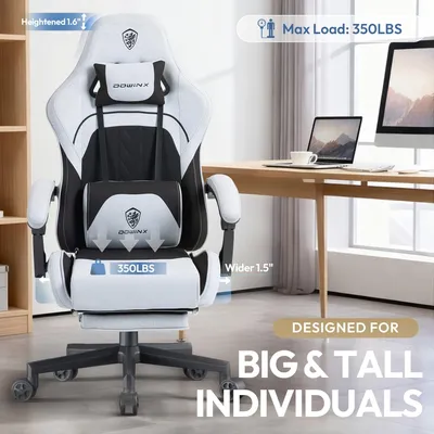 Produktbild von Ergonomischer Gaming-Stuhl - Bürostuhl - Gaming-Stuhl - Bürostuhl - Werkstuhlstuhl - Verstellbare Rückenlehne