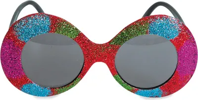 Produktbild von Glitter Brille Bunt Karneval Fasching Halloween Party Cosplay Anime