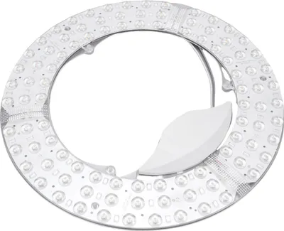 Zdjęcie produktu dla Wentylator sufitowy Moduł świetlny LED 3 kolory Regulowana jasność Magnetyczna lampa sufitowa Zestaw modernizacyjny 96W 315mm / 12.4in