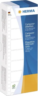 Produktbild von Computeretiketten rot 101,6x48,4 mm Papier matt 2000 St.