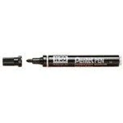 Produktbild von Pentel N 50, Schwarz, Rundspitze, Schwarz, Aluminium, 4,3 mm, 1000 m