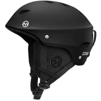 Produktbild von OutdoorMaster Kelvin Skihelm – Snowboardhelm für Herren, Damen & Jugendliche (S, Schwarz)