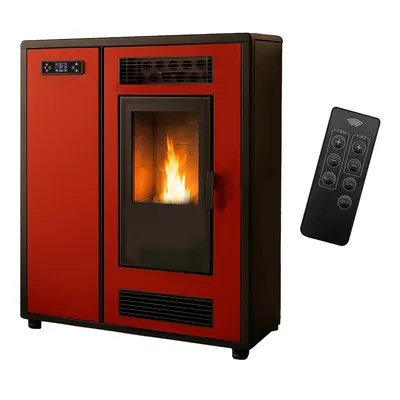 Produktbild von Luft- Pelletofen Slim Astral 12,2 kW Bordeaux Sannover