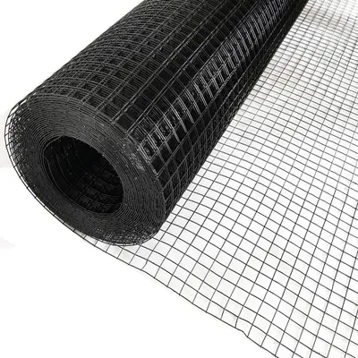 Produktbild von Volierendraht Edelstahl Schwarz 12 x 12mm 1m 100cm 0,80mm