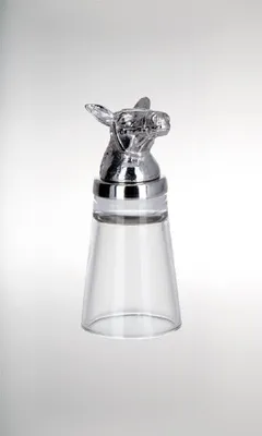 Produktbild von Schnapsglas Pferd Ø 4,5 cm x H 10,5 cm, 4 cl