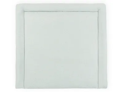 Produktbild von KraftKids Wickelauflage Musselin goldene Punkte auf Grün 75x70 cm (BxT)