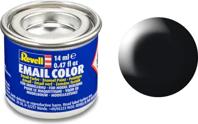 Produktbild von Revell Color|Revell REVELL 32302 schwarz, seidenmatt RAL 9005 14 ml-Dose