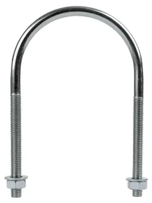 Obrázok produktu pre Kruhová svorka M8 s maticami a podložkami 77/136