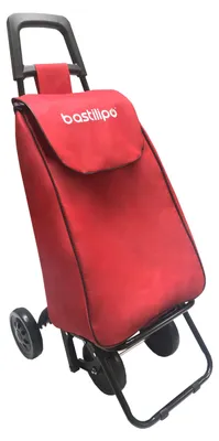 Immagine prodotto di Bastilipo: Carrello della spesa con 4 ruote pieghevoli e capacità di carico