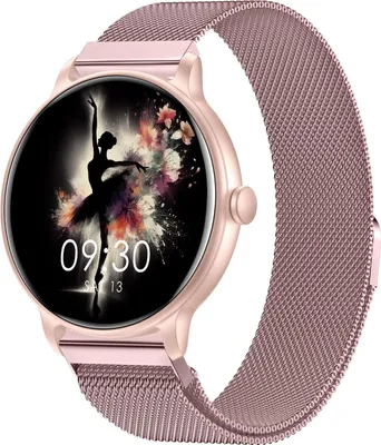 Produktbild von ZPPSNFIT Smartwatch Damen Herren 1.43 Zoll AMOLED Display mit Bluetooth Anrufen Fitnessuhr mit Herzfrequenz Schlafmonitor IP68