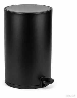 Produktbild von Treteimer, Softclose, ca. 5 l, schwarz, KI-generiertes Bild