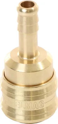 Produktbild von ELMAG Kupplung mit Schlauchtülle, 8 mm, Messing