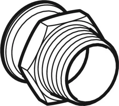 Produktbild von Geberit 61703, Schlauchanschluss, Kupfer