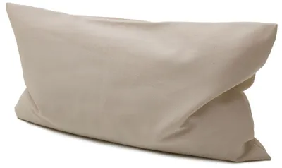 Produktbild von Zirbelkissen 20x40cm Baumwolle rohweiß, direkt befüllt - Zirbenkissen