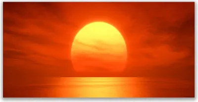 Produktbild von Glasbilder 140x70 Wandbild Druck auf Glas Sonne Landschaft