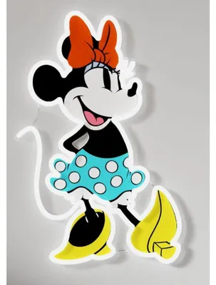 Obrázok produktu pre YELLOWPOP Minnie, Svetelná dekoračná figúrka, Viacfarebný, Spálne, Disney, LED, Biela