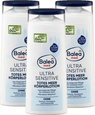 Produktbild von 3 x  Balea MED - Körperlotion Ultra Sensitive Totes Meer (3 x 300 ml)
