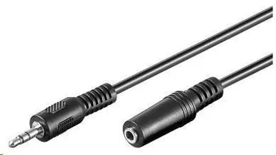 Produktbild von PREMIUMCORD Audiokabel 3,5 mm Klinke – Klinkenverlängerung 10 m (M/F, Stereo) (kjackmf10)